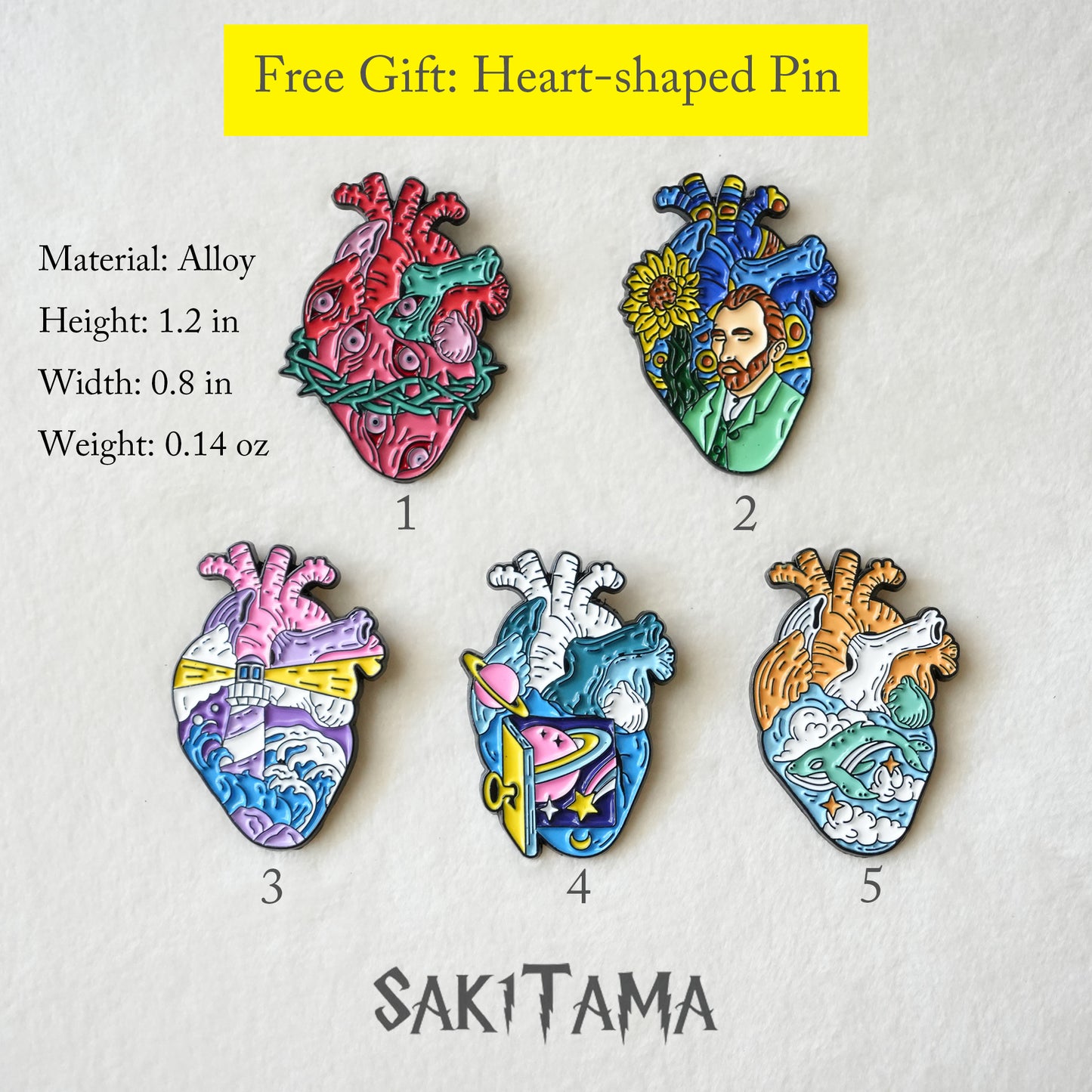 Venomous Heart Pendants