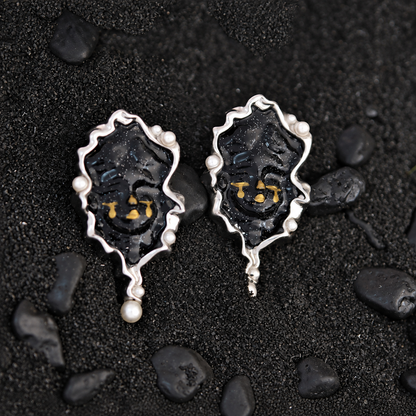 Black Witch’s Tears Earrings