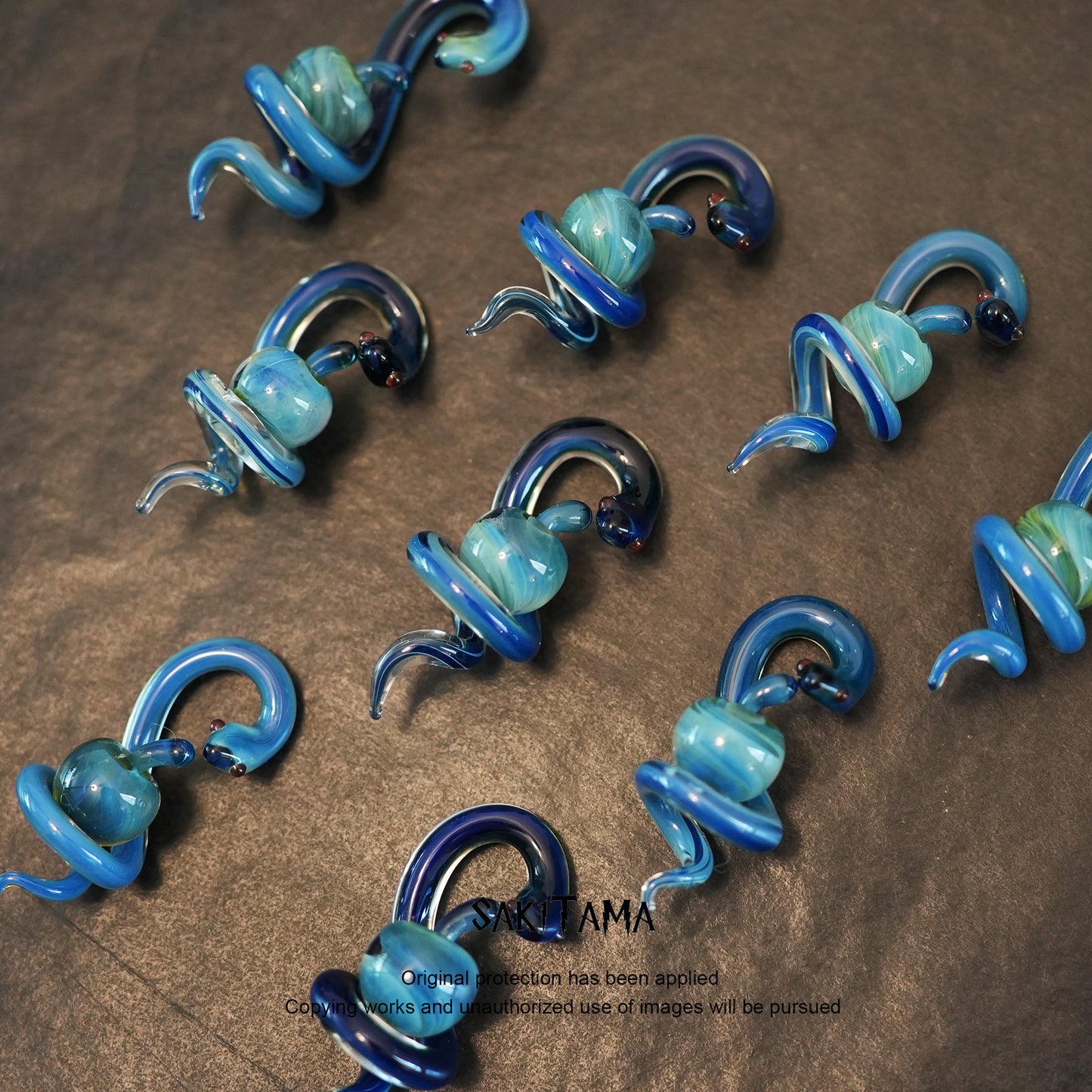 Ocean Envy – Snake &amp; Apple | Handmade Glasswork