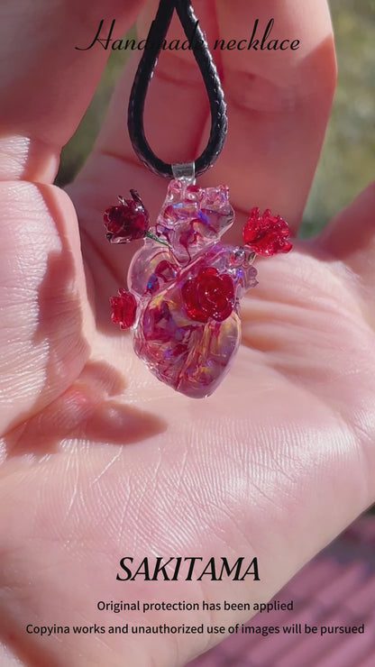 Blooming Heart Pendants